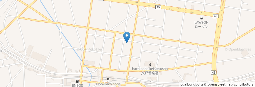 Mapa de ubicacion de 八戸泌尿器科医院 en 日本, 青森县, 八戸市.