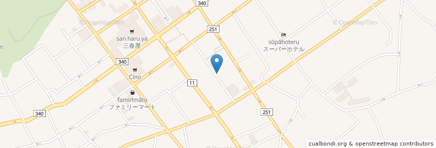 Mapa de ubicacion de キッチン ジャポナーゼ en Japonya, 青森県, 八戸市.