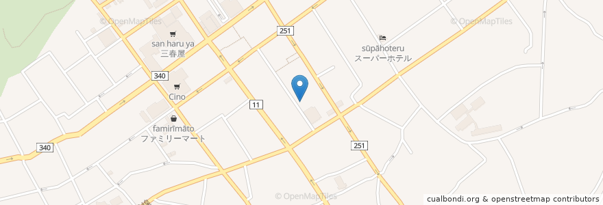 Mapa de ubicacion de 菊寿し en 日本, 青森県, 八戸市.