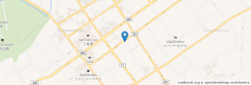 Mapa de ubicacion de 花ごころ en 일본, 아오모리현, 八戸市.