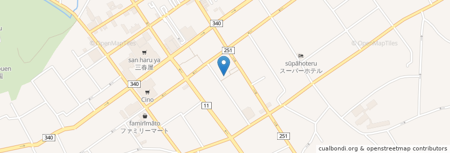 Mapa de ubicacion de だるま en Japon, Préfecture D'Aomori, 八戸市.