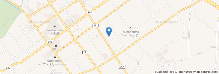 Mapa de ubicacion de Kazu en Japan, Aomori Prefecture, Hachinohe.