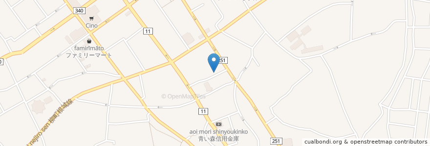 Mapa de ubicacion de 南部美人 en 日本, 青森県, 八戸市.