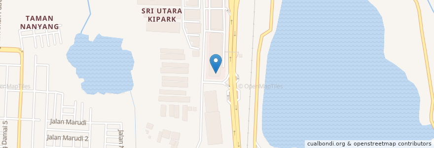 Mapa de ubicacion de Bank Rakyat Sri Utara en Malezya, Selangor, Kuala Lumpur.