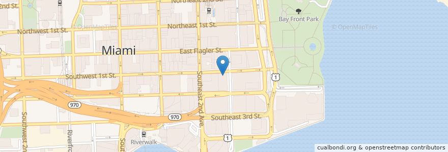 Mapa de ubicacion de Jar and Fork en Amerika Birleşik Devletleri, Florida, Miami-Dade County, Miami.