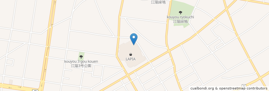 Mapa de ubicacion de イタリアン・トマトカフェ en Japan, Präfektur Aomori, 八戸市.