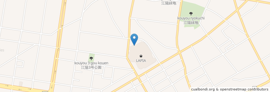 Mapa de ubicacion de やすだ動物病院 en اليابان, محافظة آوموري, 八戸市.