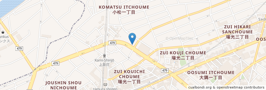 Mapa de ubicacion de すし魚庄 en Japan, 大阪府, Osaka, 東淀川区.