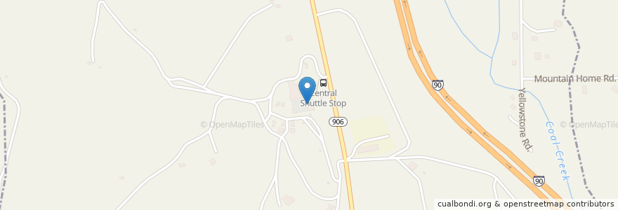 Mapa de ubicacion de Rodeo's en ایالات متحده آمریکا, واشنگتن, Kittitas County, Snoqualmie Pass.