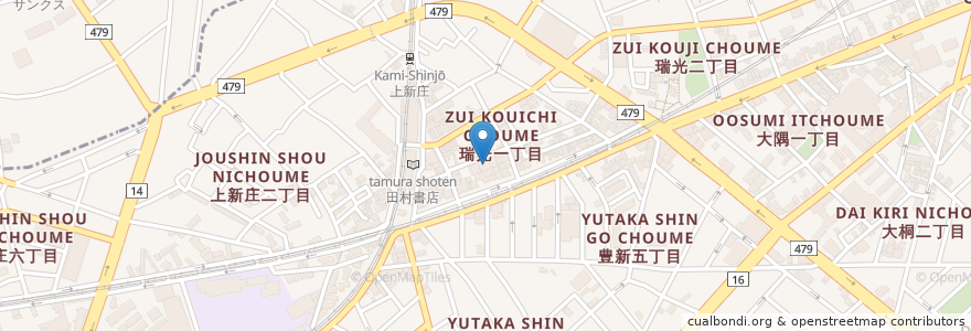 Mapa de ubicacion de 明浄寺 en Japon, Préfecture D'Osaka, 大阪市, 東淀川区.