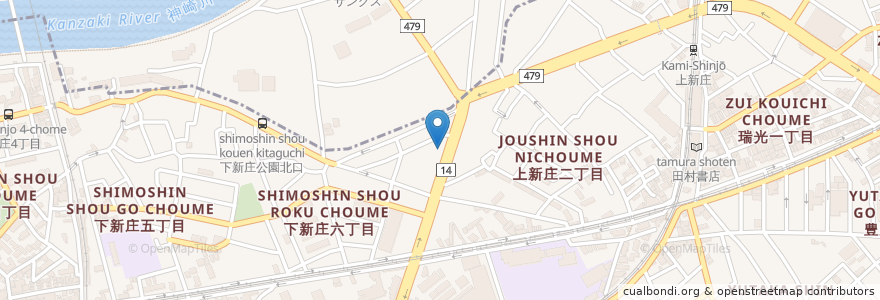 Mapa de ubicacion de すし天ぷら め組 en Jepun, 大阪府, 大阪市, 東淀川区.