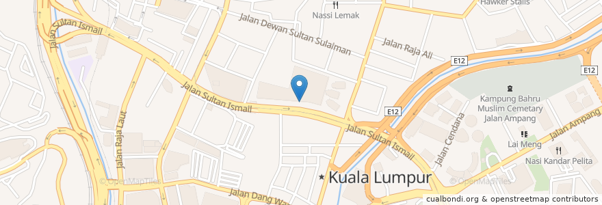 Mapa de ubicacion de Starbucks Quill en Malasia, Selangor, Kuala Lumpur.
