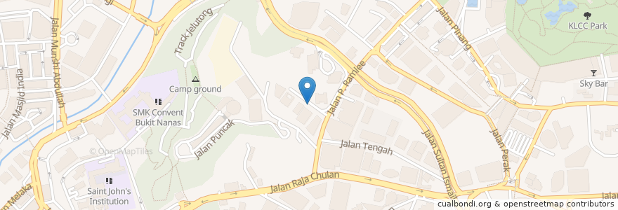 Mapa de ubicacion de COSMOS Car Sharing L P Ramlee en Malaisie, Selangor, Kuala Lumpur.