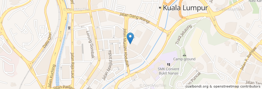Mapa de ubicacion de Subway en Maleisië, Selangor, Kuala Lumpur.