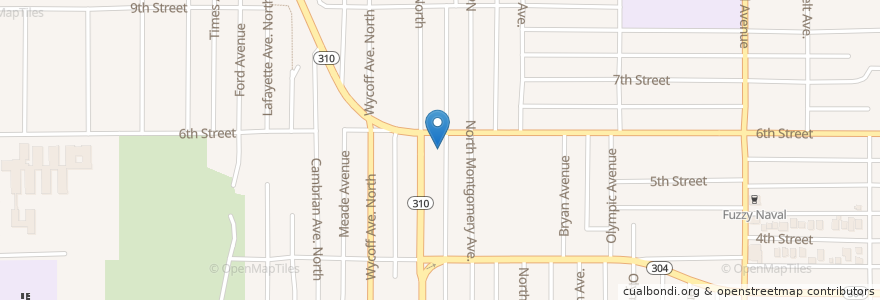 Mapa de ubicacion de Suzy's Kitchen en アメリカ合衆国, ワシントン州, Kitsap County, Bremerton.