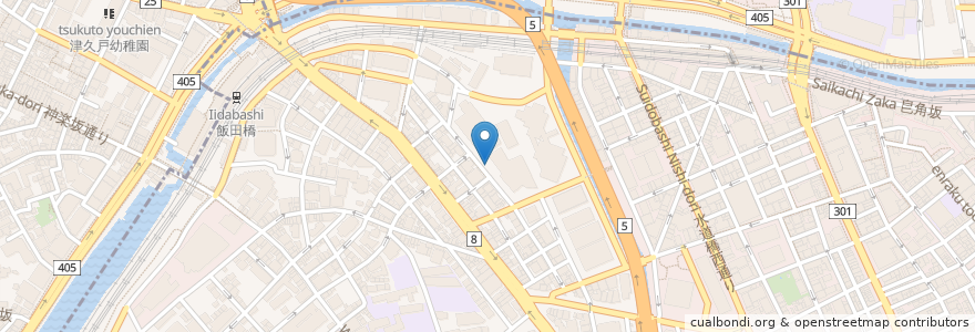 Mapa de ubicacion de Tokyo Shigoto Center Motorcycle Parking en Japonya, 東京都, 千代田区.