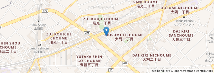 Mapa de ubicacion de 日本メディカル福祉専門学校 臨床工学科 en 일본, 오사카부, 오사카, 東淀川区.