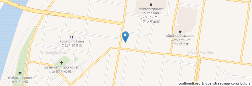 Mapa de ubicacion de しゃぶしゃぶ 温野菜 八戸店 en Japan, Aomori Prefecture, Hachinohe.