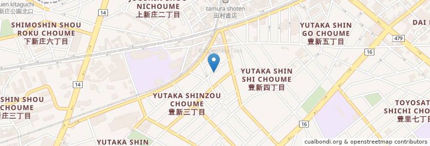 Mapa de ubicacion de 居酒屋 酔って候 en 日本, 大阪府, 大阪市, 東淀川区.