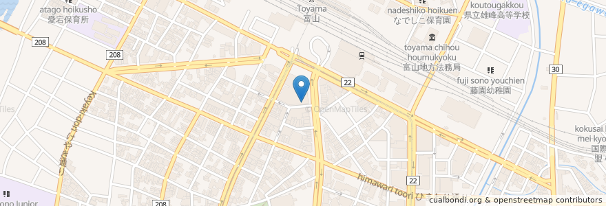 Mapa de ubicacion de オリックスレンタカー 富山駅南口カウンター en Japan, Präfektur Toyama, 富山市.
