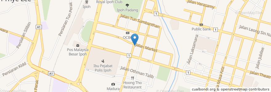 Mapa de ubicacion de Big bowl Ramen en مالزی, پراک.