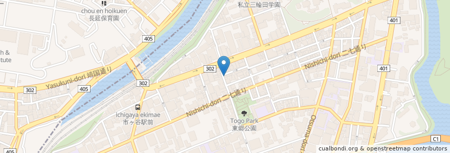 Mapa de ubicacion de 安安餃子房 en Japan, 東京都, 千代田区.
