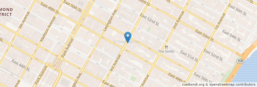 Mapa de ubicacion de The Picnic Basket en Vereinigte Staaten Von Amerika, New York, New York, New York County, Manhattan, Manhattan Community Board 6.