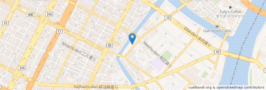 Mapa de ubicacion de Bar Antico en Japan, Tokyo, Chuo.