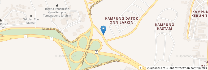 Mapa de ubicacion de pakar suteri en マレーシア, Iskandar Malaysia, Iskandar Malaysia, Johor Bahru, Johor Bahru.