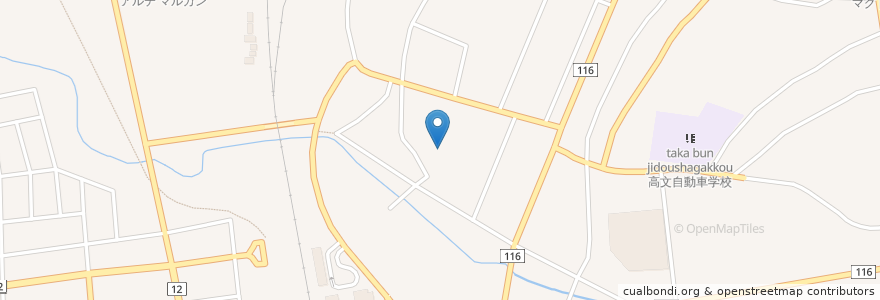 Mapa de ubicacion de 妙円寺 en Japan, 岩手県, 花巻市.