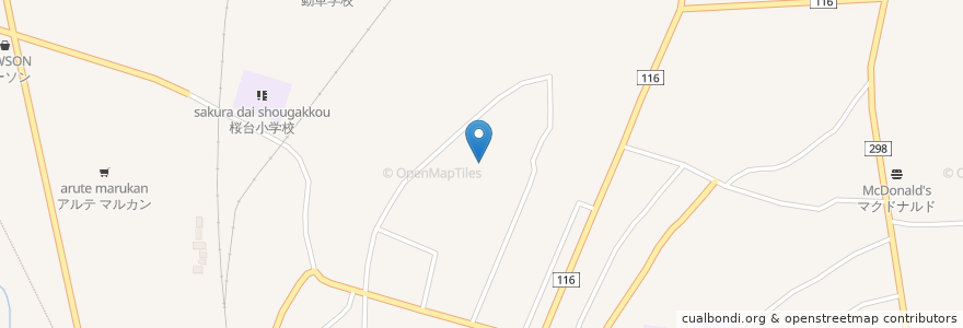 Mapa de ubicacion de 廣隆寺 en Giappone, Prefettura Di Iwate, 花巻市.