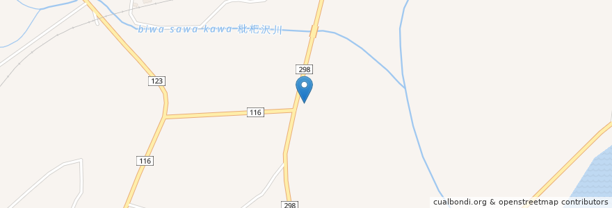 Mapa de ubicacion de 昭和シェル石油 en Japan, 岩手県, 花巻市.