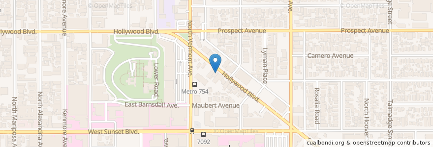 Mapa de ubicacion de Kismet en アメリカ合衆国, カリフォルニア州, Los Angeles County, ロサンゼルス.