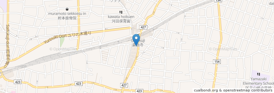 Mapa de ubicacion de CONA en Japonya, 東京都, 世田谷区.