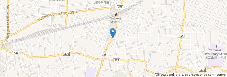 Mapa de ubicacion de 拓也デンタルクリニック en 日本, 東京都, 世田谷区.