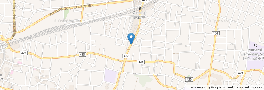 Mapa de ubicacion de 辣上帝 en ژاپن, 東京都, 世田谷区.