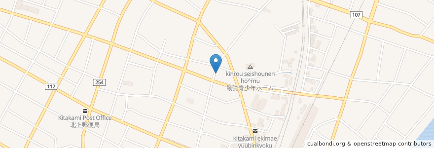 Mapa de ubicacion de 居酒屋 眞露 en ژاپن, 岩手県, 北上市.