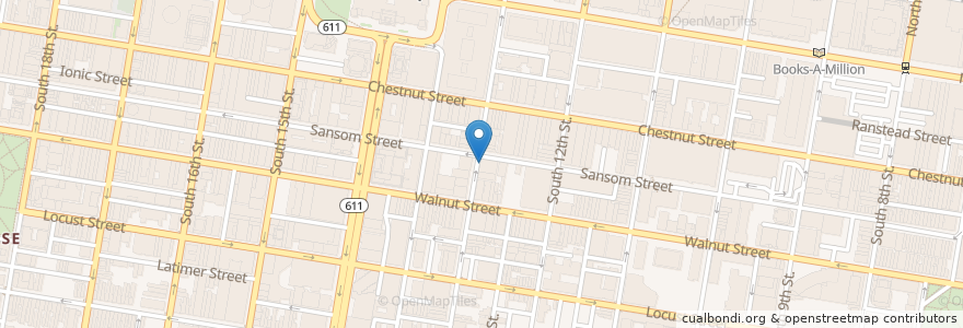 Mapa de ubicacion de El Vez en Stati Uniti D'America, Pennsylvania, Philadelphia County, Philadelphia.