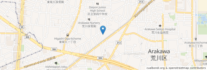 Mapa de ubicacion de 真昌寺 en Japonya, 東京都.