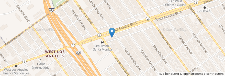 Mapa de ubicacion de Del Taco en United States, California, Los Angeles County, Los Angeles.