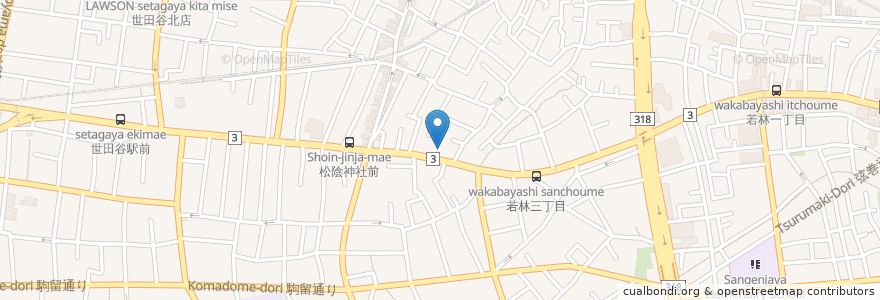 Mapa de ubicacion de Foo en Japón, Tokio, Setagaya.