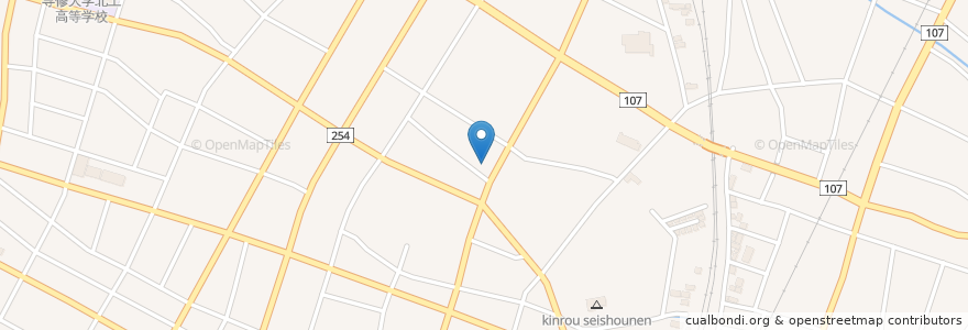 Mapa de ubicacion de 斎藤整形外科 en Japonya, 岩手県, 北上市.