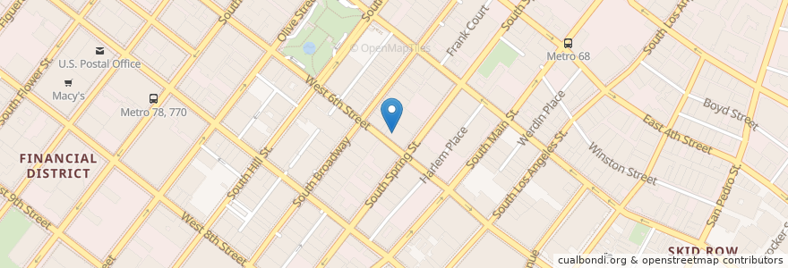 Mapa de ubicacion de NORBERTELLEN GALLERY en United States, California, Los Angeles County, Los Angeles.
