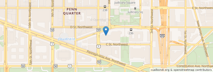 Mapa de ubicacion de Firehook Bakery en Estados Unidos De América, Washington D. C., Washington.