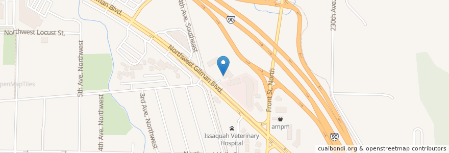 Mapa de ubicacion de Pogatcha Restaurant & Bar en 미국, 워싱턴, King County, Issaquah.