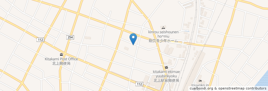 Mapa de ubicacion de 串焼 ようすけ en Япония, Иватэ, 北上市.