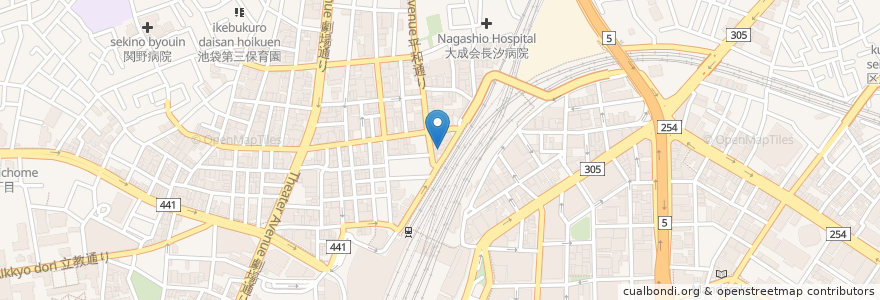Mapa de ubicacion de 池袋優雅 en Japão, Tóquio, 豊島区.
