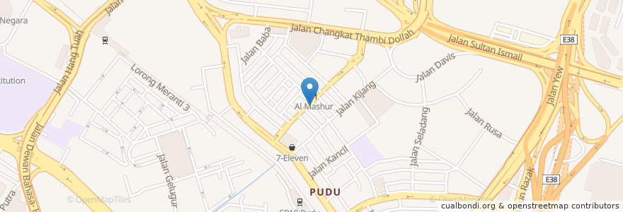 Mapa de ubicacion de Sweet Veggie Buddhist Buffet en Malaysia, Selangor, Kuala Lumpur.