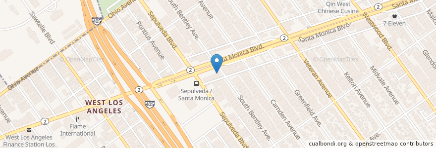 Mapa de ubicacion de Moon House en United States, California, Los Angeles County, Los Angeles.