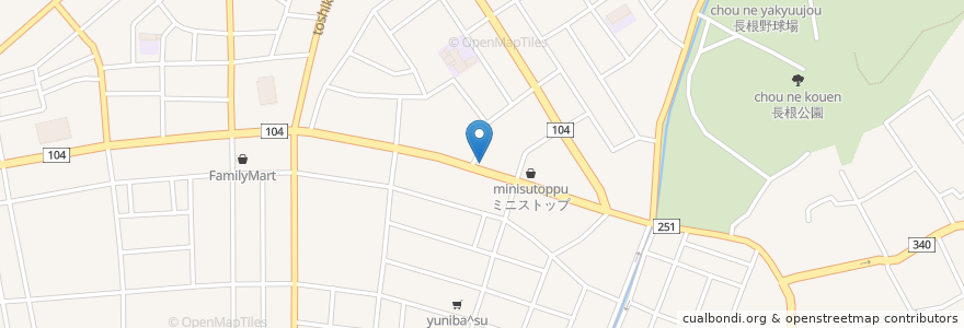 Mapa de ubicacion de 若葉寿し en Japão, 青森県, 八戸市.
